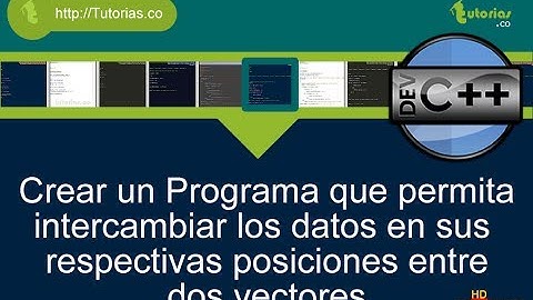 arrays -- visual C++ (intercambiar vectores)
