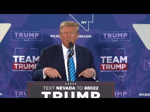 「ヘイリー氏では大統領選に勝てない」　トランプ氏、演説で対抗馬を揶揄
