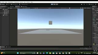 Bouncing cube in unity