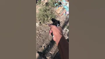 فحص مسدس 8 ونص شوفو شلون انفجر 