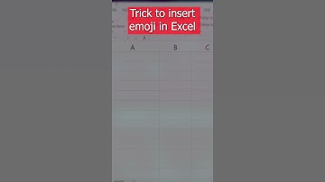 How to Insert Emoji in Excel | Satyajit Pattnaik #shorts #shortvideo #exceltrick