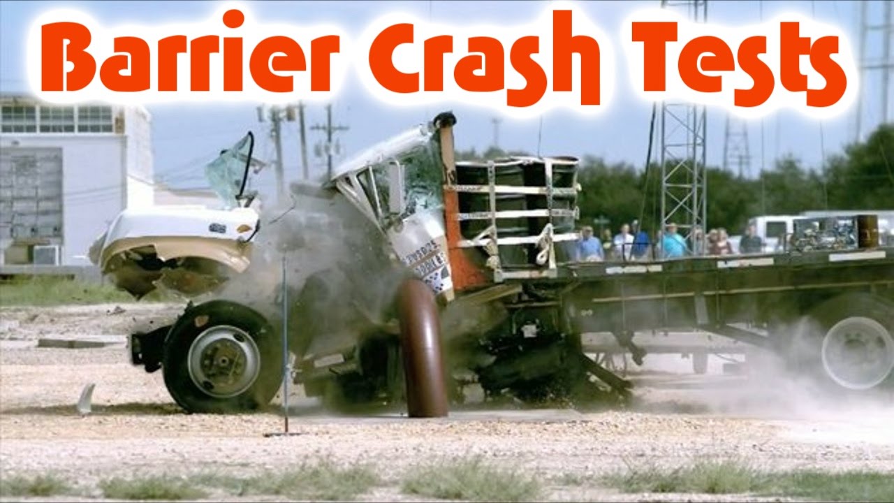 Barrier Crash Tests World's toughest security barrier stops a 15000 lbs