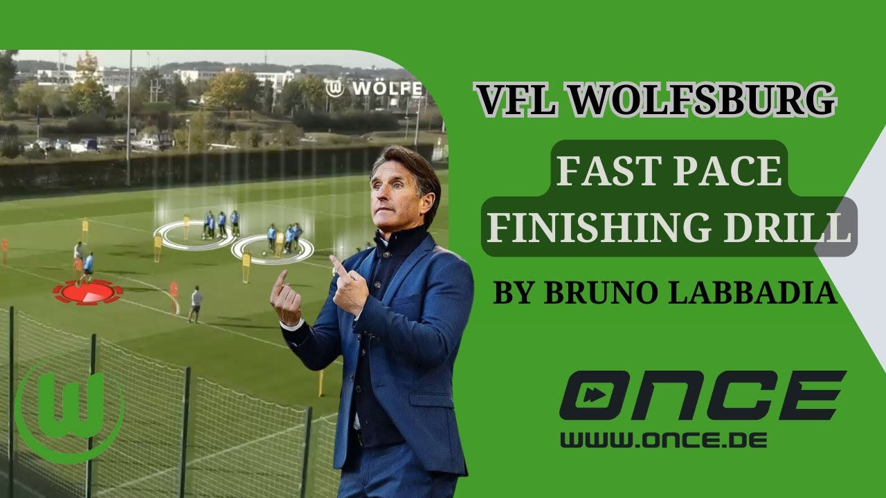 VfL Wolfsburg - fast pace finishing drill by Bruno Labbadia