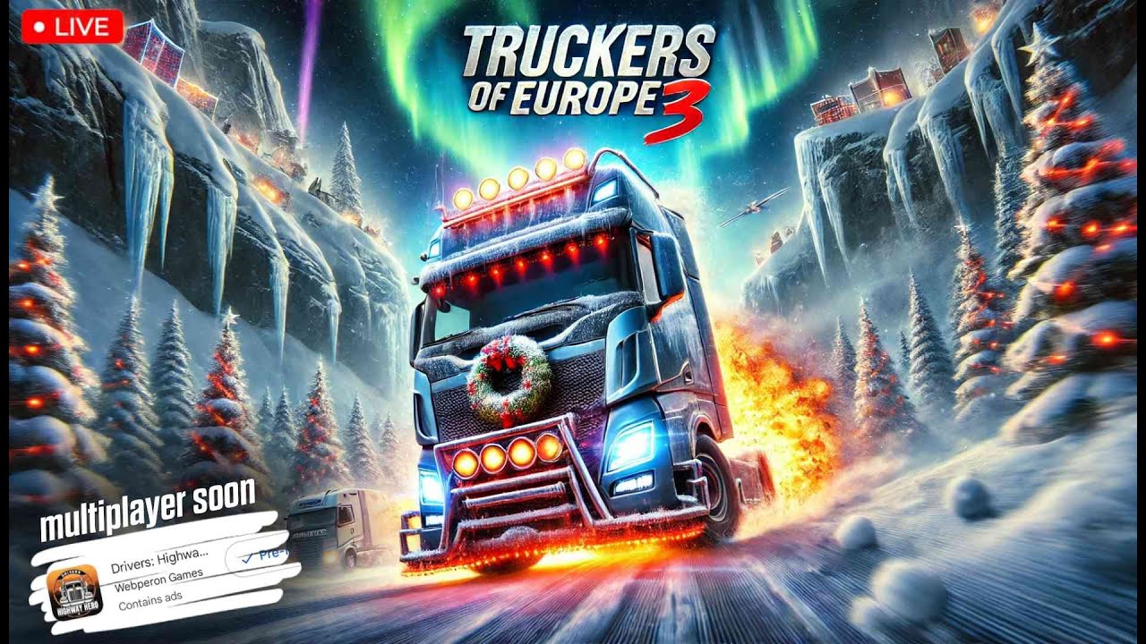 truckers of Europe 3 live stream highway heros soon 🔴 k50i 6GB #toe3 🇮🇳