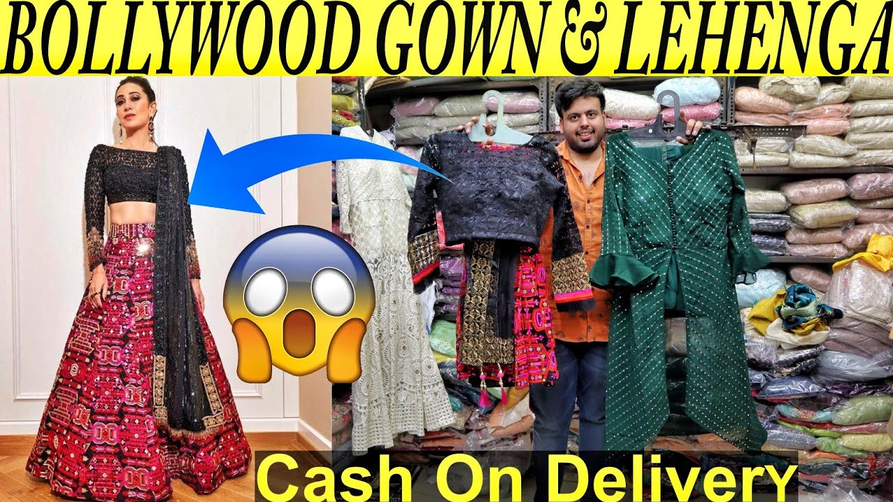 Malad Market Mumbai Crop Top Lehenga ,Fancy Gown,Bridal Gown,Lehenega