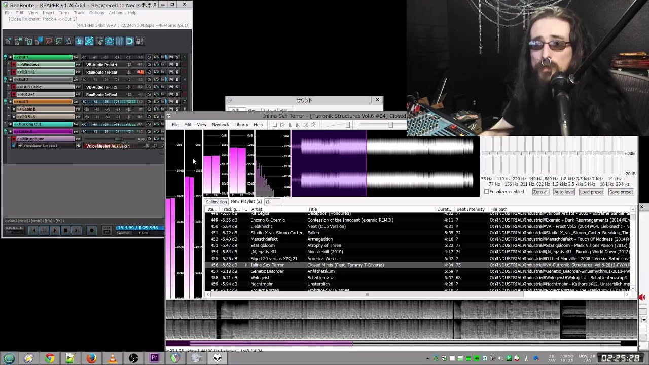 Using multiple channel stereo outputs with a 5.1 sound card with Reaper's ReaRoute YouTube