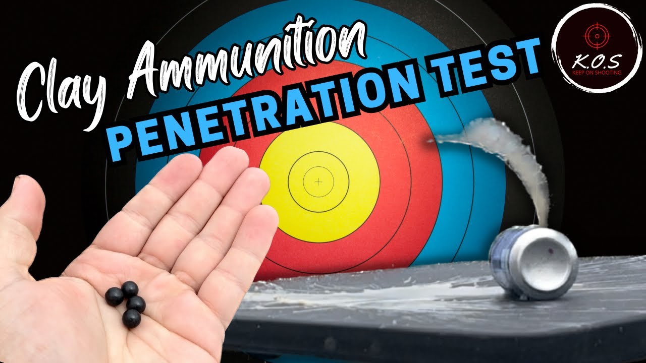 Slingshot clay ammunition test. 💥 YouTube