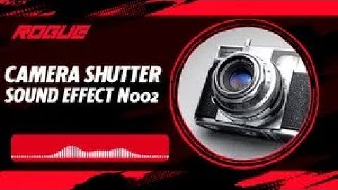 (Royalty Free) Camera Shutter  Sound Effect No002 for Content Creators