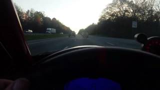 4 Rotor Rx7 cruising back from Import Alliance