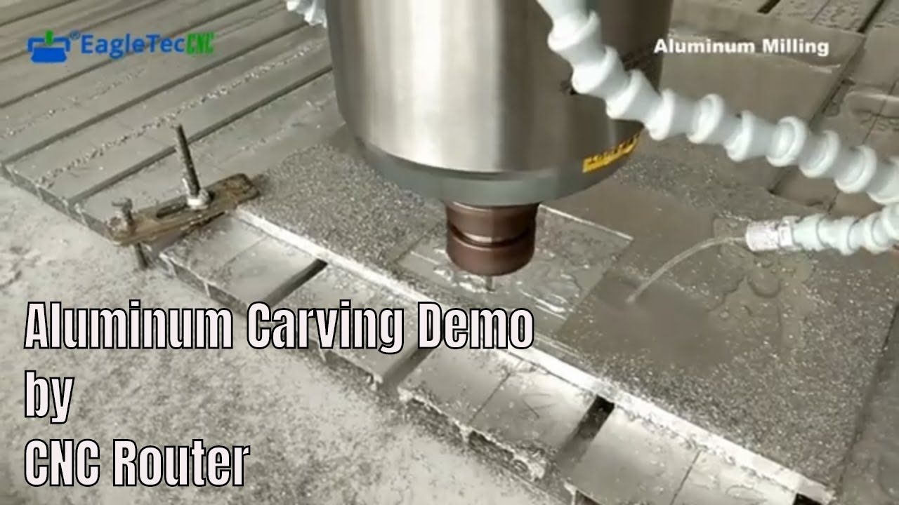 Best CNC Router for Aluminum Plate Carving and Milling – Work Demo ...