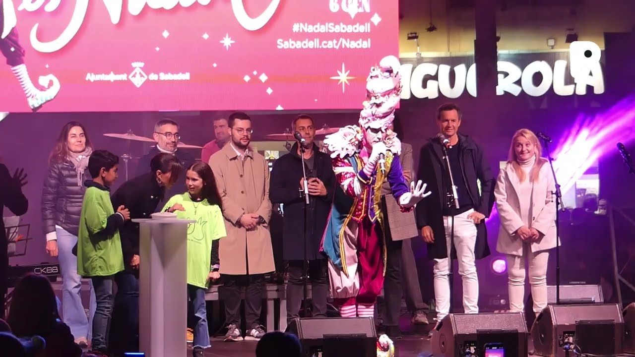 El Llaminer encén els llums de Nadal 2024 a Sabadell