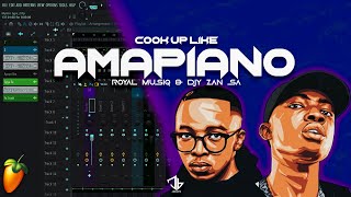Create Amapiano In Fl Studio 2023 | Cook Up Like Royal MusiQ & Djy Zan SA