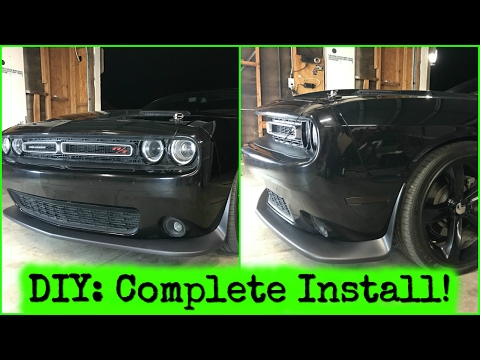 DIY: Complete Scat Pack Lip Install The Easy Way – Dodge Challenger! ✔️