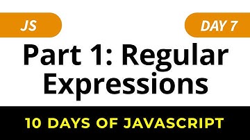 HackerRank 10 Days of JavaScript Solutions: Regular Expressions - Part 1 (Day 7)