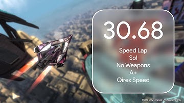 WipEout 2048: Speed Lap - Sol - 30.68 - No weapons - A+ Class - Qirex Speed