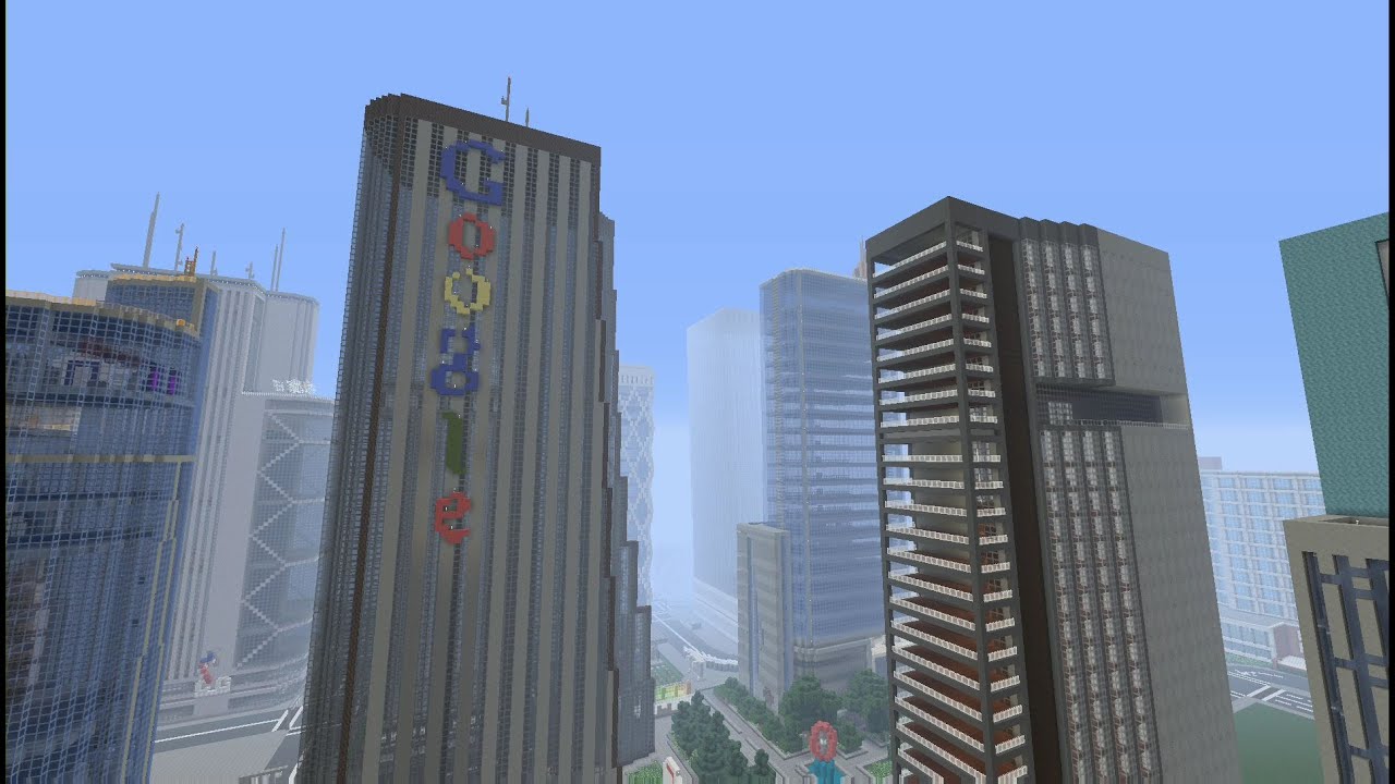 Minecraft Console City Ideas - YouTube