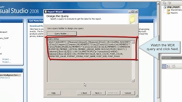 Reporting Services Tutorial, SSRS Introduction - Using Analysis Services data in a report (Lesson 7)