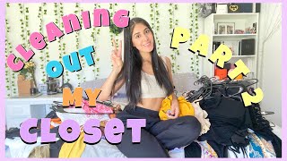 Closet cleanout 2021 ♡ part 2 (trying on ALL of my TOPS!)
