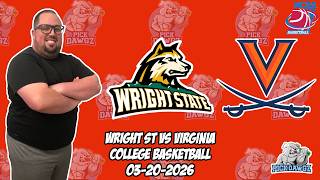 Wright State vs Virginia 3/20/26 Free College Basketball Picks and Predictions | March Madness