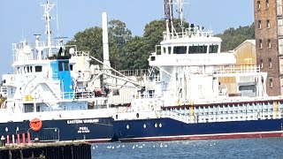 100825 ~3 X #freighters in #Sharpness #Dock #shipping #supplychain