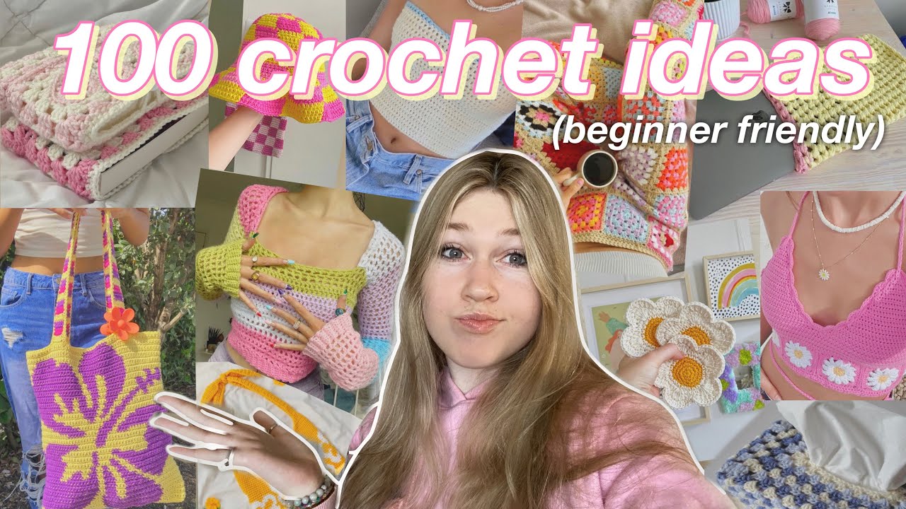 100 BEGINNER FRIENDLY things to crochet trendypinterest inspired