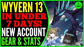 Wyvern 13 Under 7 Days  f2p Account 4 Epic Seven W13