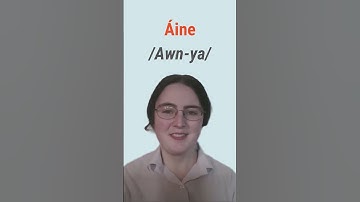 How To Say The Names Áine, Aisling & Aoife  #bitesizeirish
