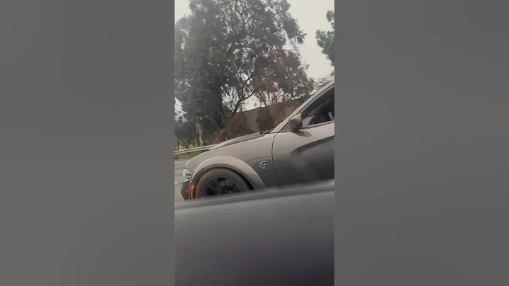 Hellcat Widebody vs C63S AMG !!!#shorts