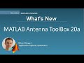 Whats New: MATLAB Antenna ToolBox 20a