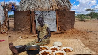 Cooking  African Traditional village food for lunch\/African  village life