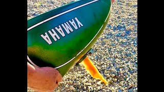 RUSTY and VARNISHED TANK Cleaned EASY #vintagemotorcycle  #rustytank #yamaha #howto