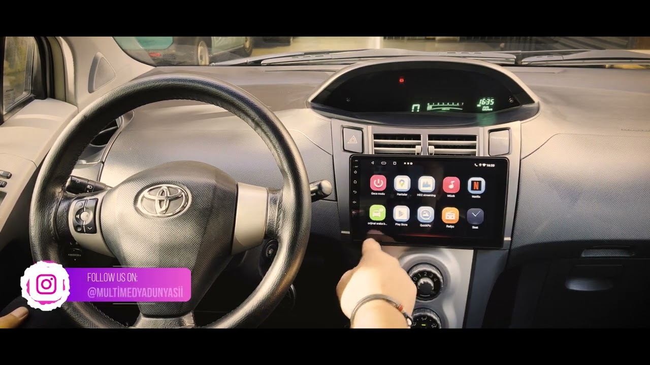 2007 TOYOTA YARİS CARPLAY ANDROID AUTO MYNAVIN MULTİMEDYA TANITIMI