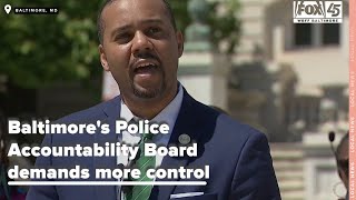Baltimore's Police Accountability Board demands more control over its budget and staff