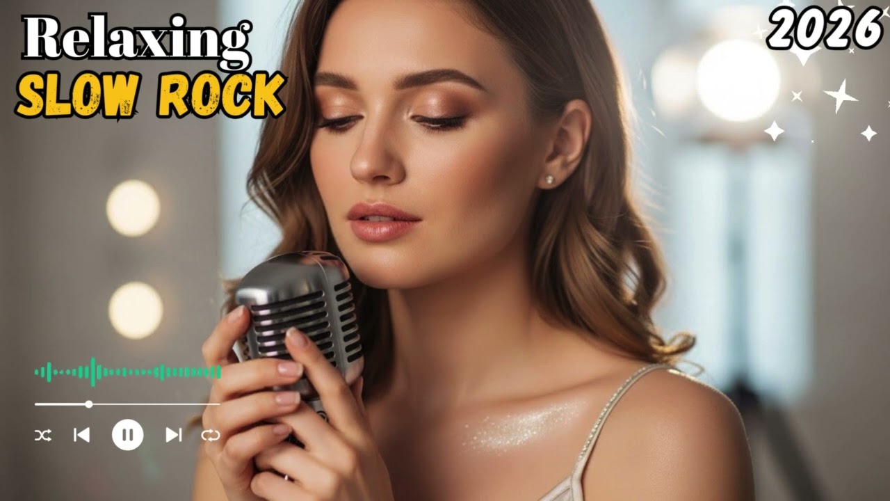 Golden Hour Slow Rock 2026 – Feel-Good Guitar | Calm Rock for Evening Relaxation