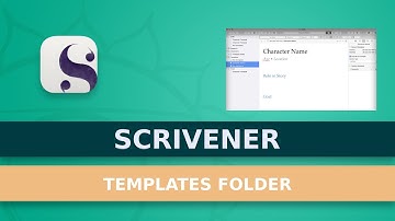 How To Create And Use Template Documents In Scrivener