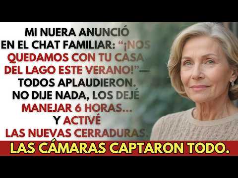 “¡Nos quedamos con tu casa del lago este verano!” dijo mi nuera—y los dejé fuera