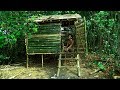 Primitive Technology:Build House-part4-relaxing!