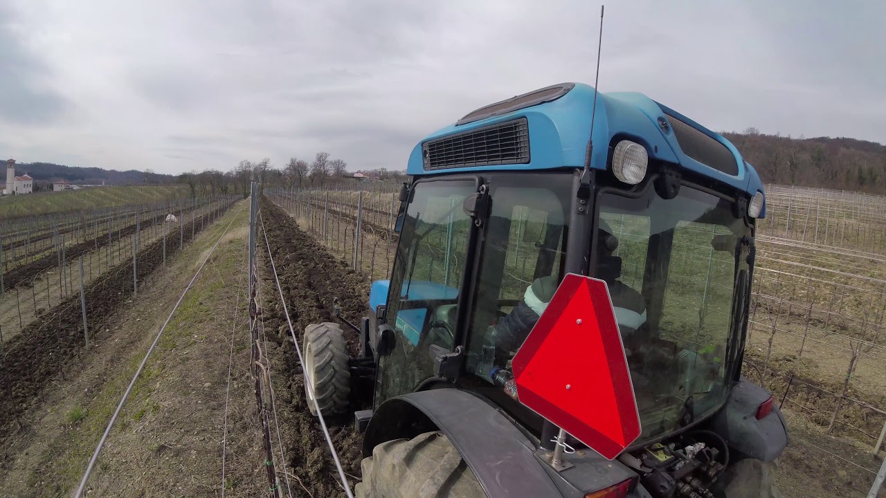 New Holland TN95 FA & Falconero spading machine