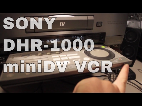 SONY DV et MiniDV DHR-1000-B