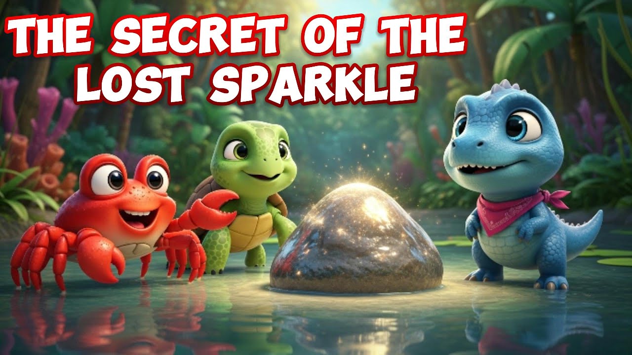 THE SECRET OF THE LOST SPARKLE: TINY Turtle, DINO Dino & CRAB Bring Balance Back to the Oasis