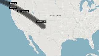 The 2023 Annular Eclipse Path of "Totality"