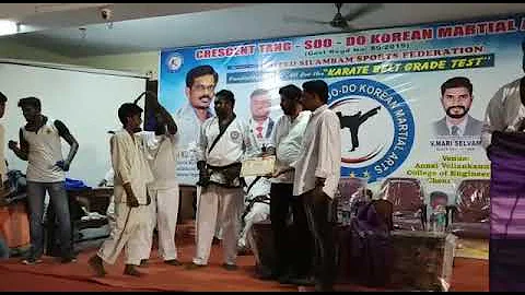 Arun Martial art certification