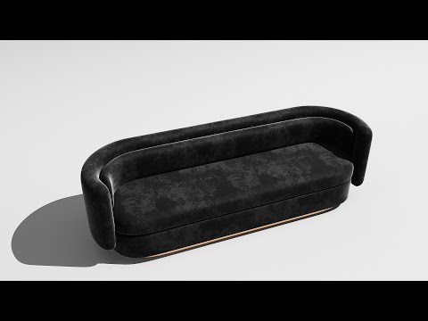 3ds max sofa modeling time laps