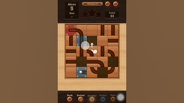 Roll the Ball slide puzzle Premium G Pack Level 43 Solution