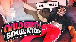 SOON TO BE DAD TRIES CHILD BIRTH SIMULATOR