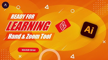 Class #02 -Adobe Illustrator Tutorial - Hand Tool and Zoom Tool Bangla