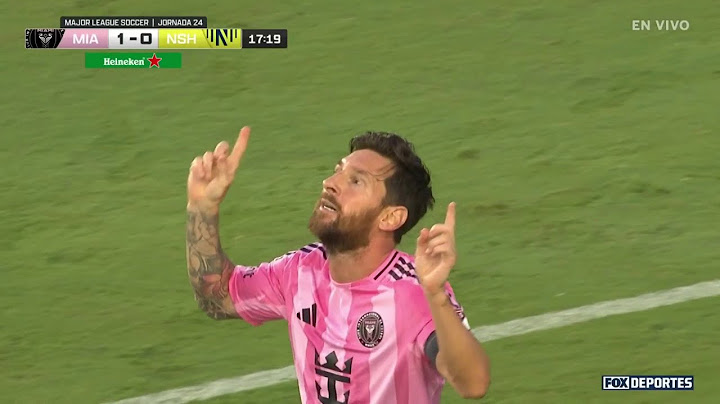 😎🔥 GOLAZO DE TIRO LIBRE Lionel Messi | Inter Miami 1-0 Nashville SC | MLS 2025