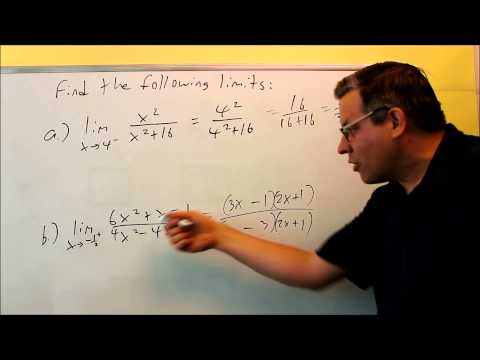 Finding One-Sided Limits