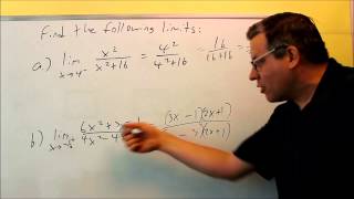 Finding One-Sided Limits Not Requiring a Test Number