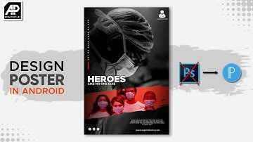 Poster graphic design tutorial in Android using pixellab | amazingplay